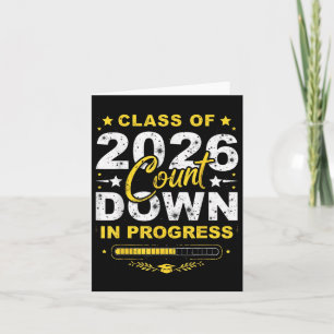Cl Of 2026 Count Down Graduation Fun First Day Of Card