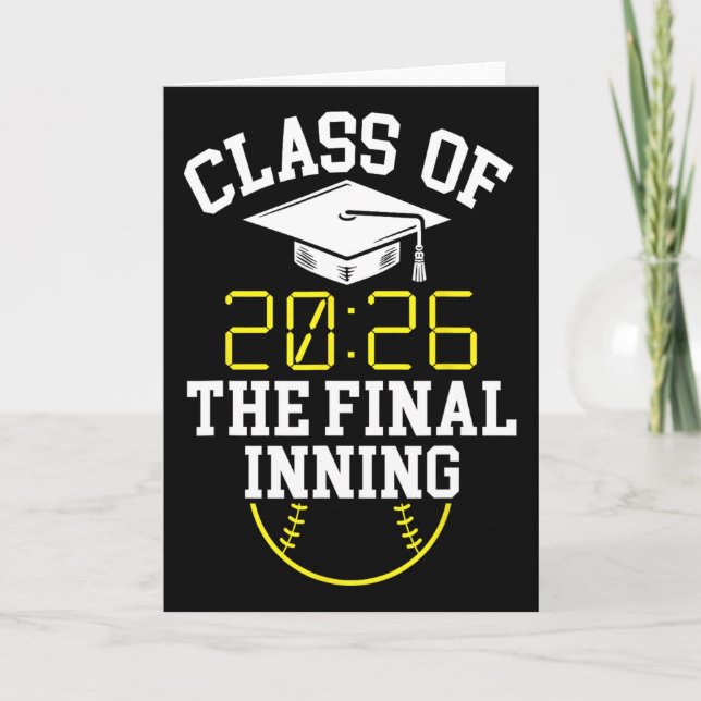 Cl Of 2026 Final Inning Softll Senior 2026  Card (Front)