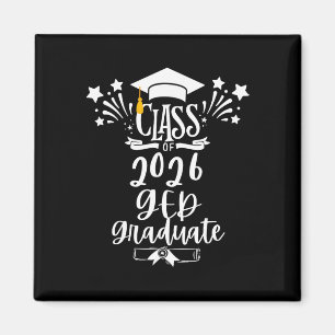 Cl Of 2026 Ged Graduate Diploma Graduation Celebra Magnet