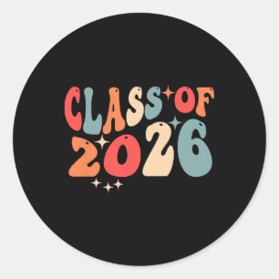 Cl Of 2026 Graduation First Day Of School 11th Gra Classic Round Sticker