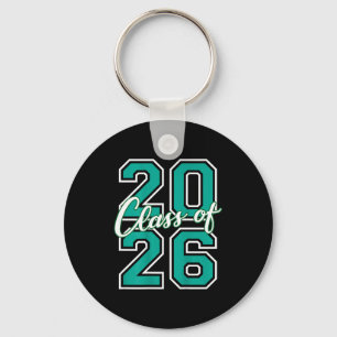 Cl Of 2026 Graduation Varsity Teal And White On Th Key Ring