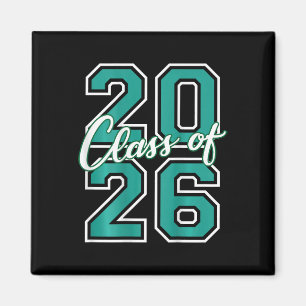 Cl Of 2026 Graduation Varsity Teal And White On Th Magnet