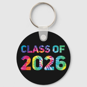 Cl Of 2026 Highschool Graduation Tye Dye 2026 Seni Key Ring