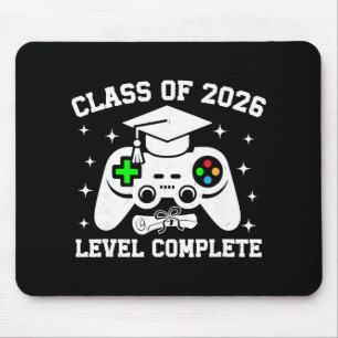 Cl Of 2026 Level Complete Gamer Senior Graduation Mouse Pad
