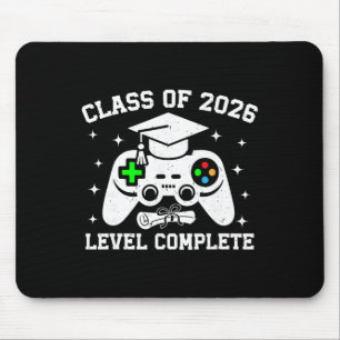 Cl Of 2026 Level Complete Gamer Senior Graduation Mouse Pad