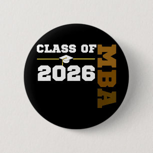 Cl Of 2026 M 26 Melanin Colours Black Student Grad 6 Cm Round Badge