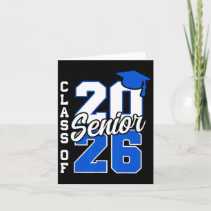 Cl Of 2026 Senior 2026 Back To School 2025 Graduat Card