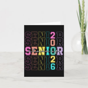 Cl Of 2026 Senior 2026 Back To School 2026 Graduat Card