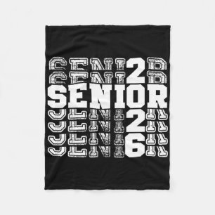 Cl Of 2026 Senior 2026 Back To School 2026 Graduat Fleece Blanket