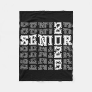 Cl Of 2026 Senior 2026 Back To School 2026 Graduat Fleece Blanket