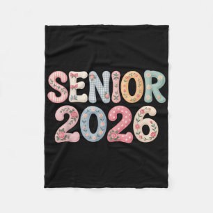 Cl Of 2026 Senior 2026 Back To School 2026 Graduat Fleece Blanket