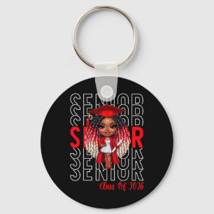Cl Of 2026 Senior 2026 Black Women Girls Graduatio Key Ring