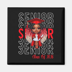 Cl Of 2026 Senior 2026 Black Women Girls Graduatio Magnet