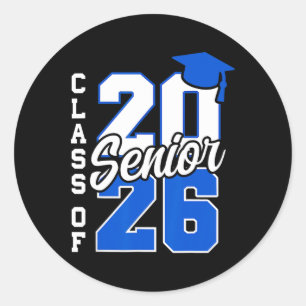 Cl Of 2026 Senior 2026 Ck To School 2025 Graduatio Classic Round Sticker