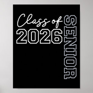 Cl Of 2026 Senior 2026 Funny Seniors Graduation 20 Poster
