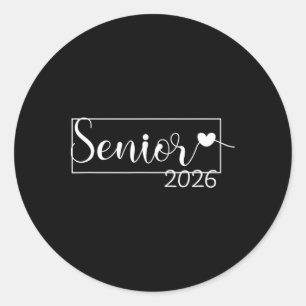 Cl Of 2026 Senior 2026 Graduation Decoration Men S Classic Round Sticker