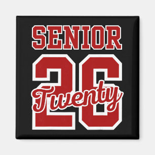 Cl Of 2026 Senior 2026 Senior Twenty 26 Graduation Magnet