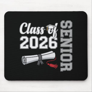 Cl Of 2026 Senior 26 Graduation Cap Diploma Gradua Mouse Pad