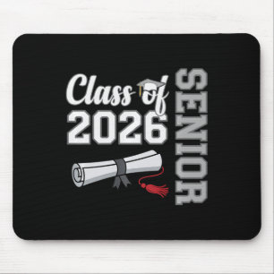 Cl Of 2026 Senior 26 Graduation Cap Diploma Gradua Mouse Pad