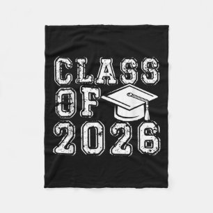 Cl Of 2026 Senior Back To School Graduation 2026 Fleece Blanket