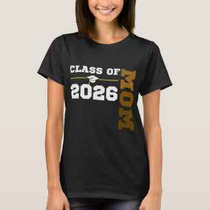 Cl Of 2026 Senior Cl Grad Proud Mum Melanin Colour T-Shirt