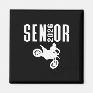 Cl Of 2026 Senior Dirt Bike Motorcycle Enthusiasts Magnet