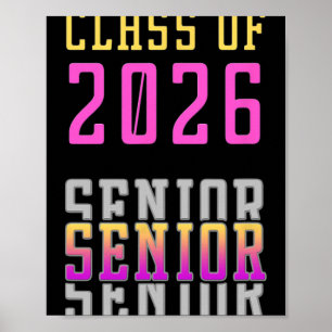 Cl Of 2026 Senior Girls Poster