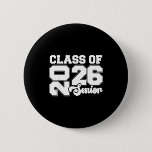 Cl Of 2026 Senior Graduation Day School Events, Se 6 Cm Round Badge