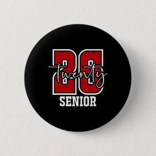 Cl Of 2026 Senior Graduation From High School Coll 6 Cm Round Badge