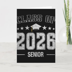 Cl Of 2026 Senior Graduation High School College G Card