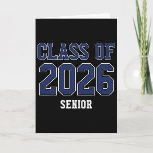 Cl Of 2026 Senior Graduation Middle High School Co Card