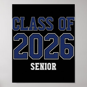 Cl Of 2026 Senior Graduation Middle High School Co Poster