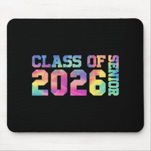 Cl Of 2026 Senior Graduation Tie Dye Graduate Stud Mouse Pad