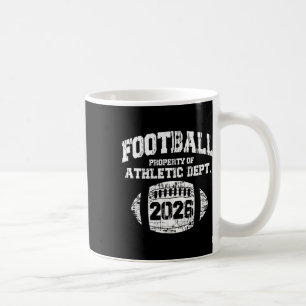 Cl Of 2026 Senior High School Football College Gra Coffee Mug