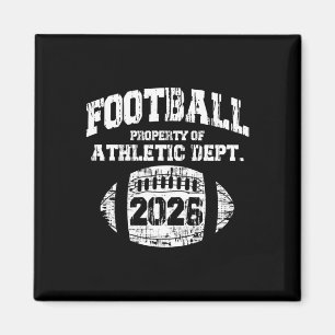 Cl Of 2026 Senior High School Football College Gra Magnet