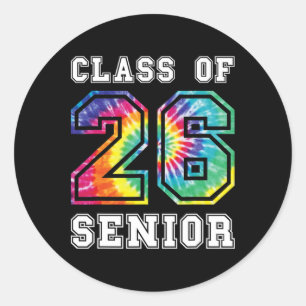 Cl Of 2026 Senior Highschool Graduation Graduate T Classic Round Sticker