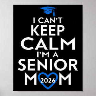 Cl Of 2026 Senior Mum Funny Graduation  Poster