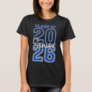 Cl Of 2026 Senior Retro Graduation 2026 First Day T-Shirt