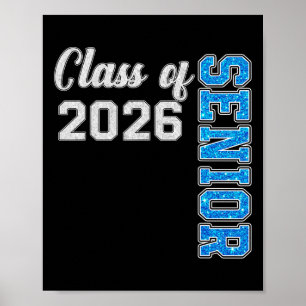 Cl Of 2026 Senior Shirt Graduation 2026 Poster