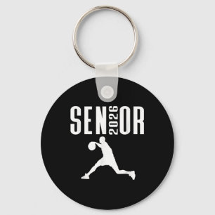 Cl Of 2026 Senior Sports Themed Basketball Player Key Ring