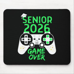Cl Of 2026 Senior Video Game Over School Gamer Gre Mouse Pad