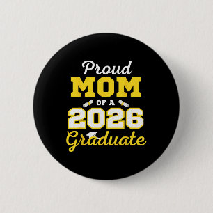 Cl Of 2026 Shirt Proud Mum Of A 2026 Graduate 6 Cm Round Badge