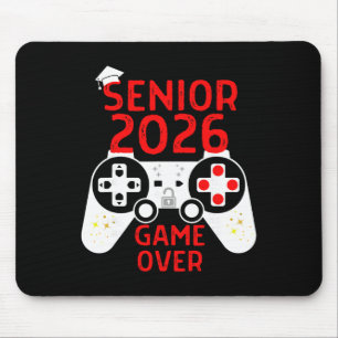 Cl Of 2026 Shirt Senior Video Game Over School Gam Mouse Pad