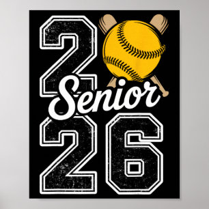 Cl Of 2026 Softll Senior 2026 Last Day Of School 2 Poster