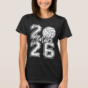Cl Of 2026 Volleyball Senior 2026 Back To School F T-Shirt