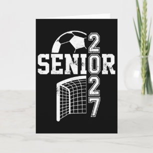 Cl Of 2027 Soccer Senior 27 Player Team Graduation Card