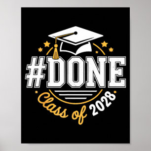 Cl of 2028 Graduation Senior Graduate 2028 Men Poster