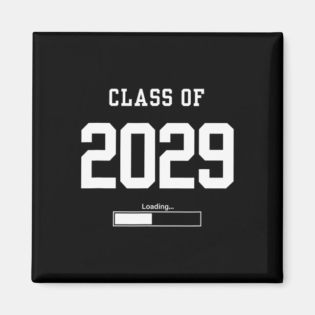 Cl Of 2029 Freshman Future Senior High School Coll Magnet (Front)