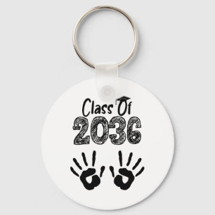 Cl Of 2036 Grow With Me Shirt Handprint On Ck Pre- Key Ring