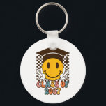 Cl Of 2037 Graduation First Day Of School Smile Fa Key Ring<br><div class="desc">Cl Of 2037 Graduation First Day Of School Smile Face</div>